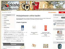 Tablet Screenshot of holzkiste.de