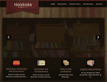 Tablet Screenshot of holzkiste.cz